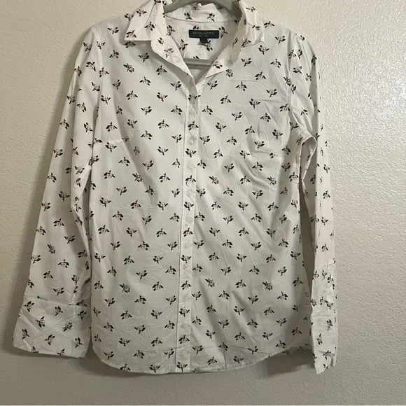 Banana Republic Riley Magnolia Floral shirt casual workwear button down shirt - Picture 2 of 10